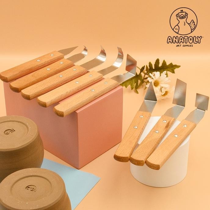 

Advanced Trimming Tools 8 in 1 set for Clay Pottery B SALE!!!
