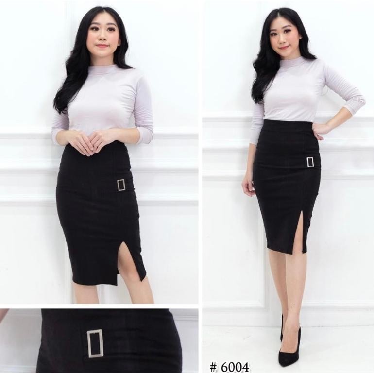 Rok Span Wanita/ Rok Span Pendek /Rok Span Hitam/ Rok Span Belah