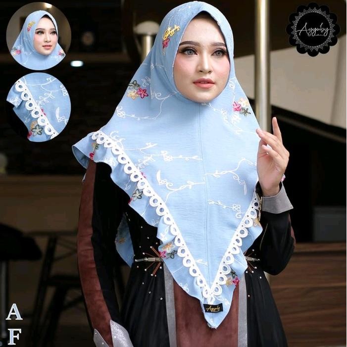 Good Quality Dewisa Shop- Hijab Instant Afya Crinkle Premium 3D Renda Ori Ayyuby Hijab