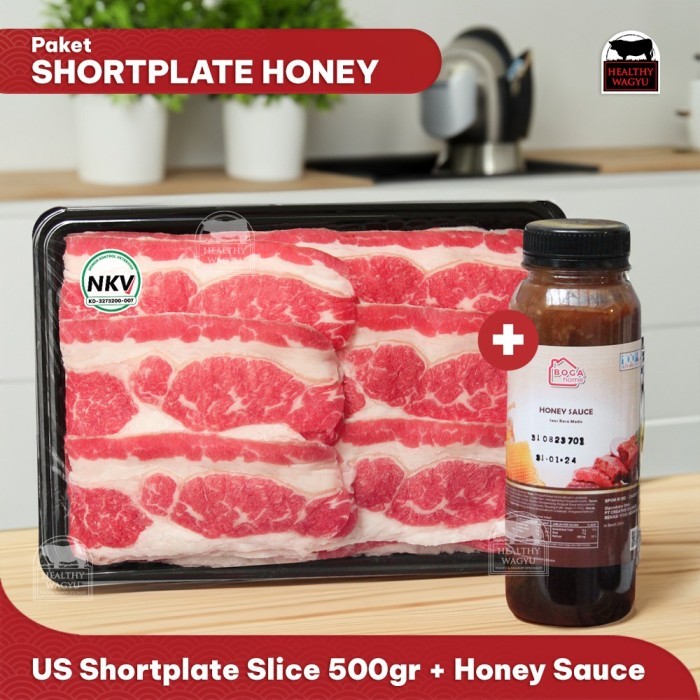 

PROMO BUNDLING! Shortplate Slice Yoshinoya 500 gr + Honey Steak Sc