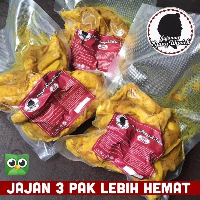 

Ayam Rempah Ungkep Bumbu Kuning Laos Lengkuas - Paket 3 Pak