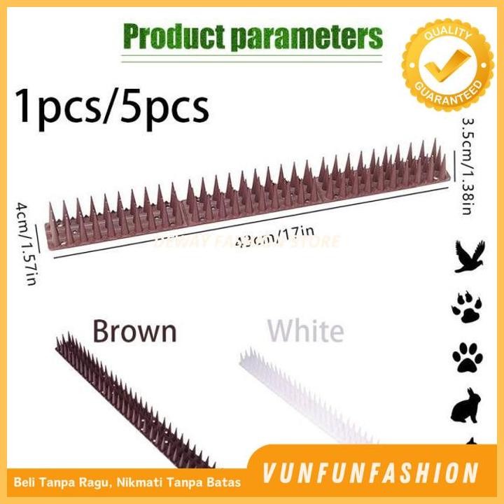 BIRD SPIKES DURI ALAT ANTI BURUNG KUCING UNTUK PAGAR DINDING PINTU JOK TERBAIK
