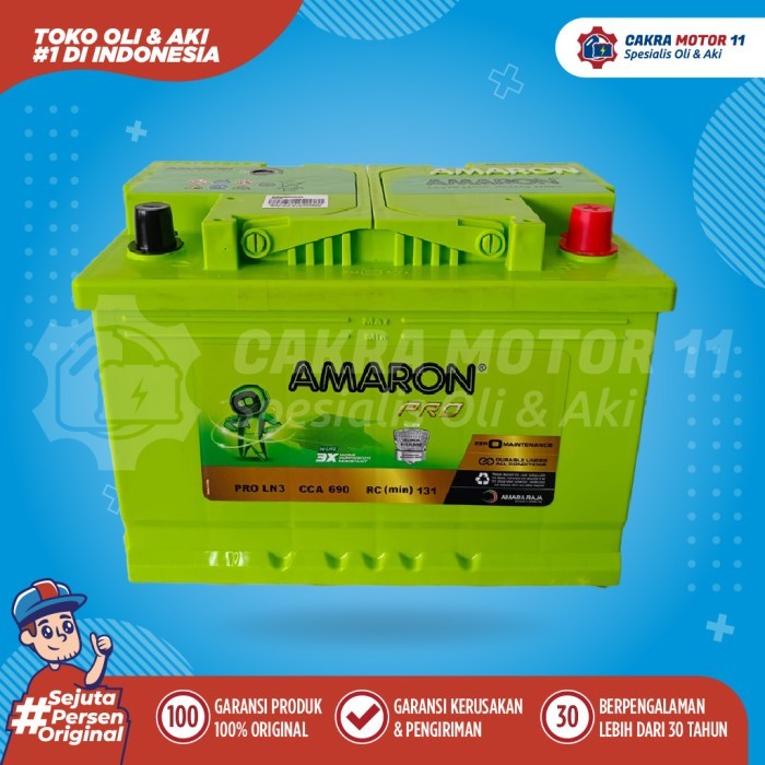 AKI TOYOTA INNOVA REBORN DIESEL AMARON PRO DIN 84 / 58024 84AH