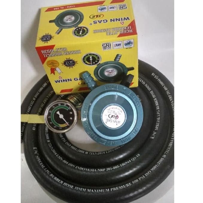 Regulator Sekring Matic WINN GAS Model SL888 M Selang Gas LPG 500 PSI