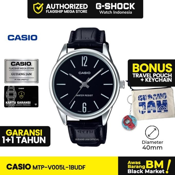 Murah Casio General Mtp-V005L-1Budf Mtp-V005L Mtp-V005 Mtpv005L Mtp V005L