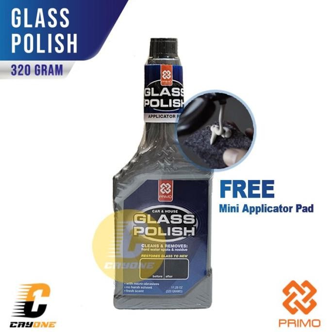 PRIMO Glass Polish - Pembersih Jamur & Pemoles Kaca Mobil Rumah 320 gr