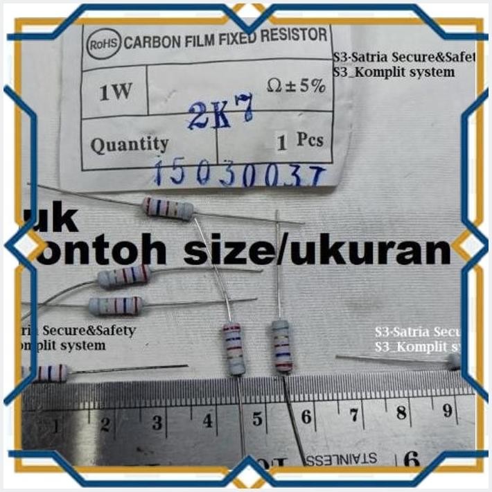 [SSC] RESISTOR 1WATT 1W 0,5 OHM 0,5OHM 0.5 0.5OHM 0,5R 0R5 0R5OHM