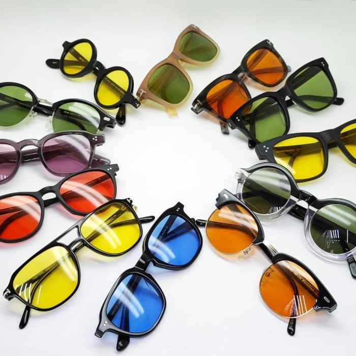 Lensa Kacamata Progresif Warna Permanen Uv