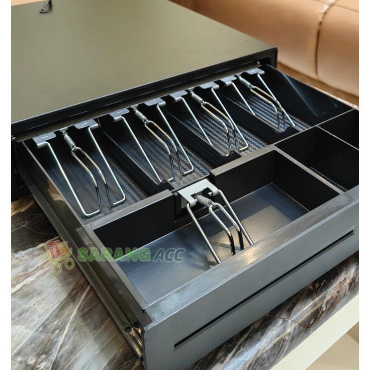 

CASH DRAWER SMARTCOM 37 X 33 CM 5 KLIP 3C RJ11 LACI UANG LACI KASIR