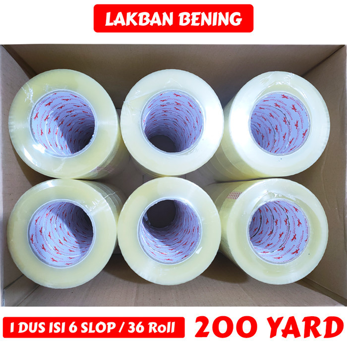 

LAKBAN OPP TAPE / LAKBAN BENING KSATRIA TAPE 200 YARD (1 DUS)