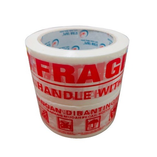 

LAKBAN FRAGILE PER DUS 72 PCS 48MM X 100 YARD