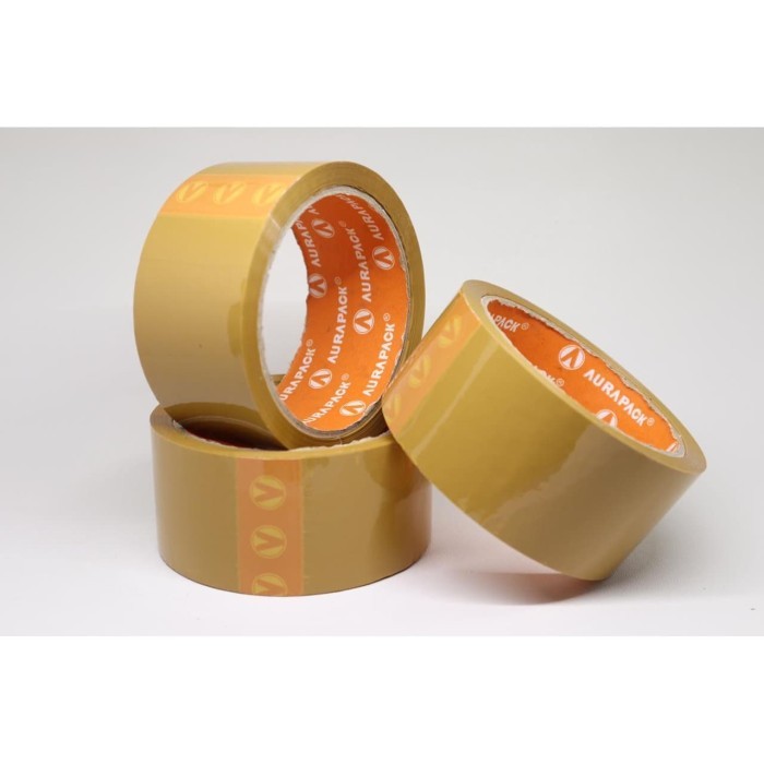 

PROMO GOJEK / GRAB 1 DUS LAKBAN BENING-COKLAT 60 YARD AURAPACK