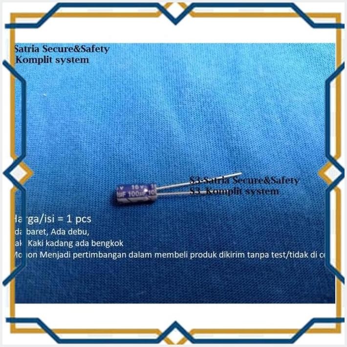 [SSC] ELCO 100UF 16V KAPASITOR 100 UF ELECTROLYTIC CAPACITOR 100/16V