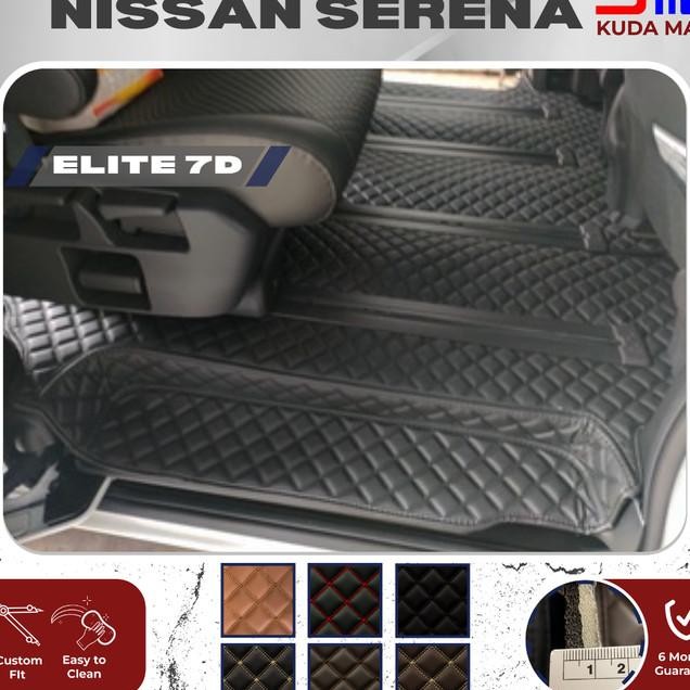 KARPET MOBIL NISSAN SERENA C24,C26,C27 7D PREMIUM