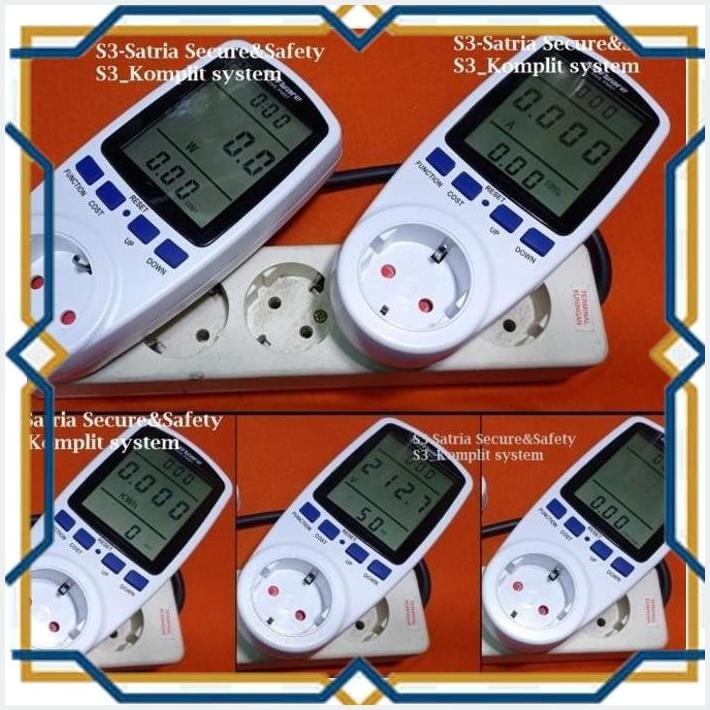 [SSC] ALAT UKUR POWER LISTRIK DIGITAL KWH VOLT AMPERE METER PLN GENSET