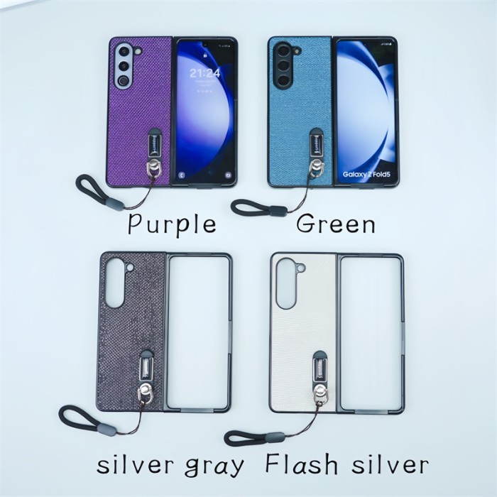 BOOM SALE Case Gliter Lanyard tali Hp Case Samsung Z Fold 6 Z Fold 5 Z Fold 4 Z Fold 3