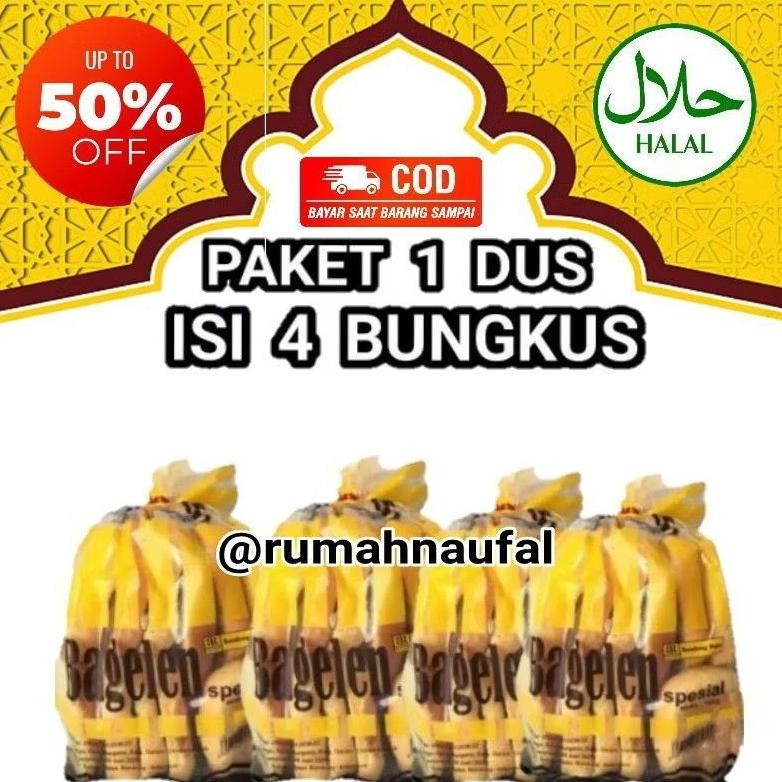 

gh-6 PAKET 4 BUNGKUS ROTI BAGELEN BANDUNG RAYA Hemat