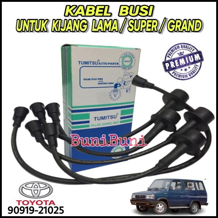 Kabel Busi Koil Mobil Kijang Lama / Super 5K / Grand / Kapsul Non Efi