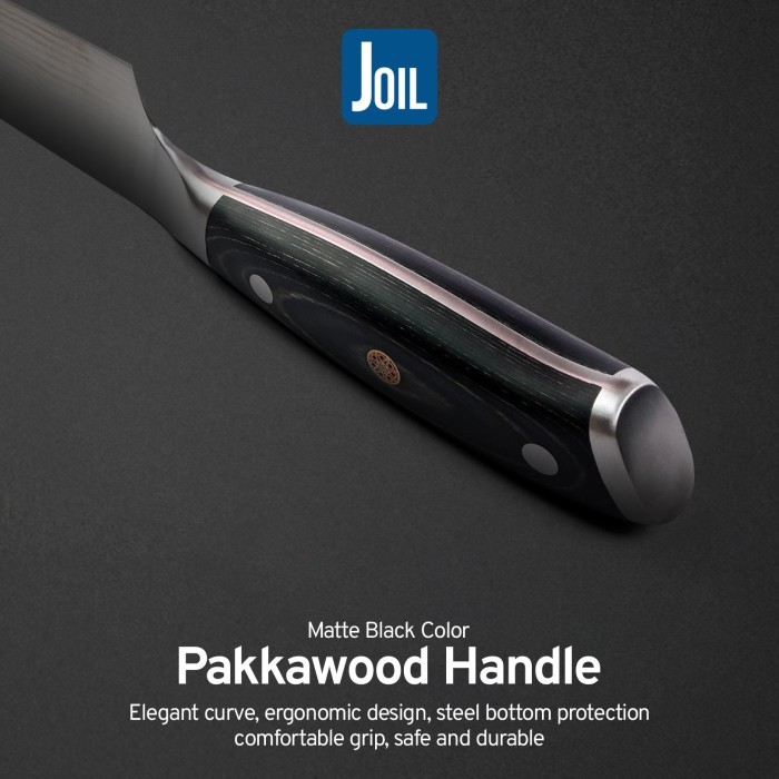 Chef Knife Pisau Dapur Damascus Premium Stainless Steel Baja - Joil