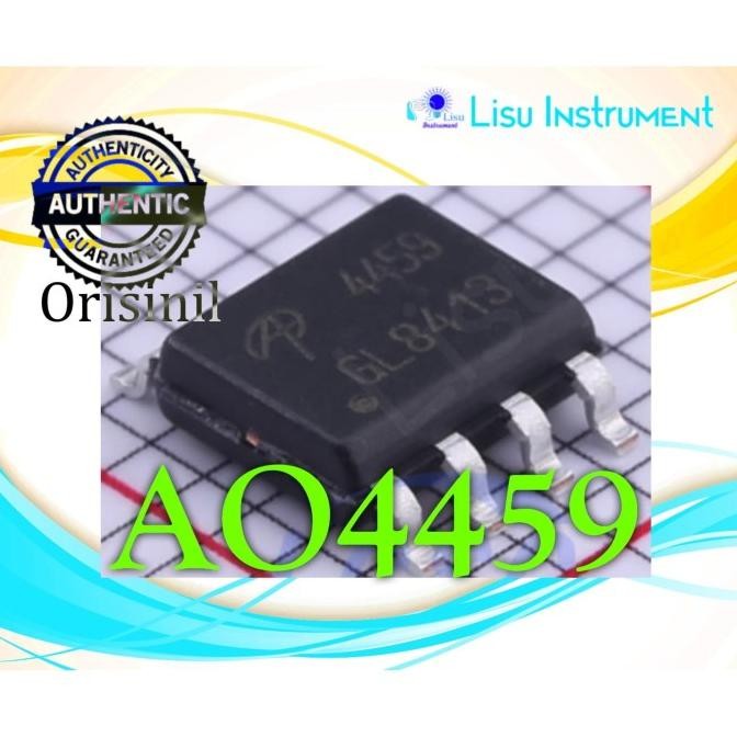 Update ORIGINAL % AO4459 4459 30V P-Channel MOSFET SOP-8 Alpha & Omega lisu992 Kualitas Baik