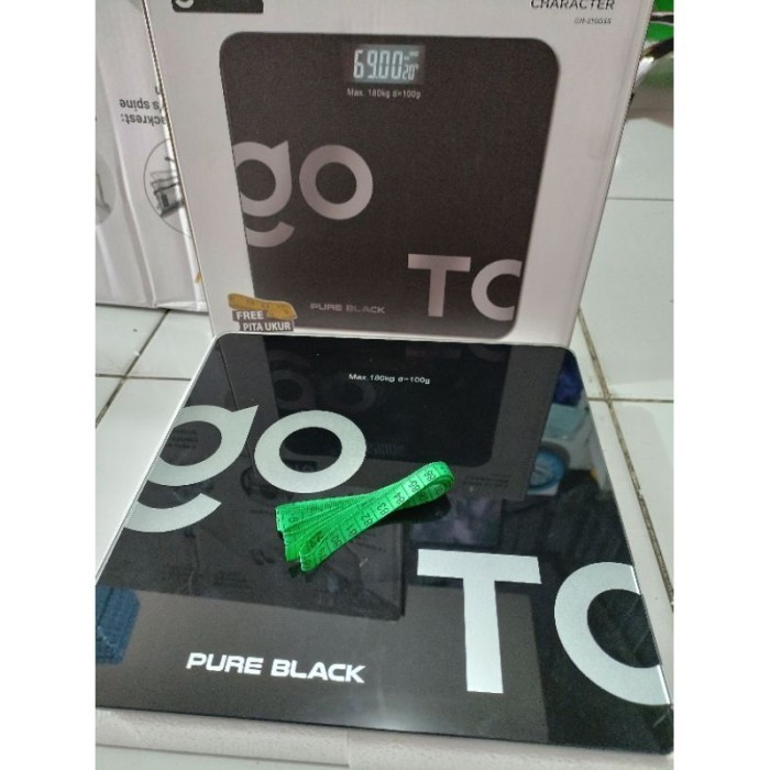 Goto Body Scale/Timbangan Badan Digital Free Meteran New