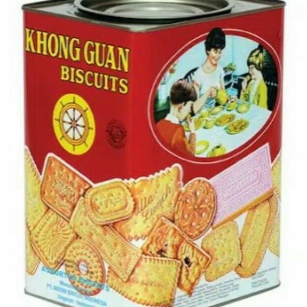

kareemid biskuit khong guan kaleng kotak 1600 gr kue kaleng lebaran bingkisan idul fitri