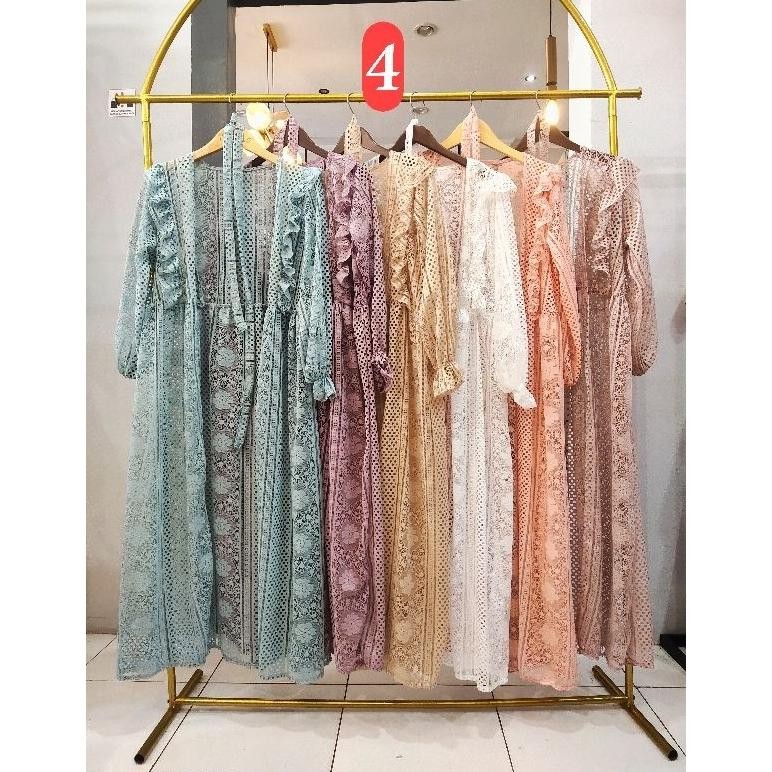 Long Cardigan Brukat / Long Cardigan Tile