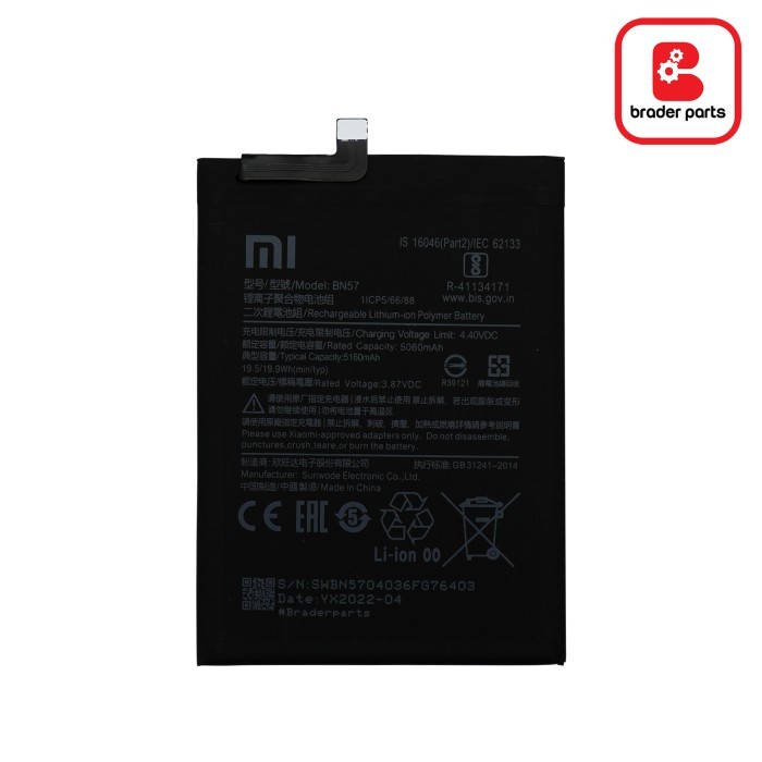 Baterai Xiaomi Poco X3 Nfc / Poco X3 Pro Bn57