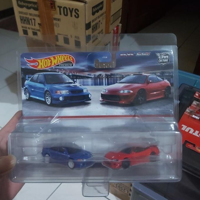 Hot Wheels Premium 2-Pack Mitsubishi Lancer Evolution Eclipse
