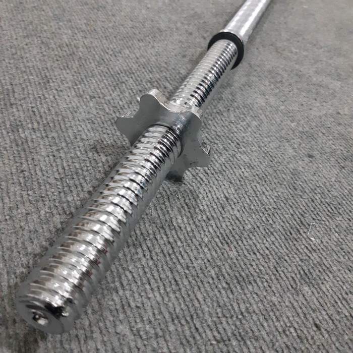 Stick Barbell 200Cm Chrome Bar Stik Barbell Panjang Gym Diameter 2,5Cm