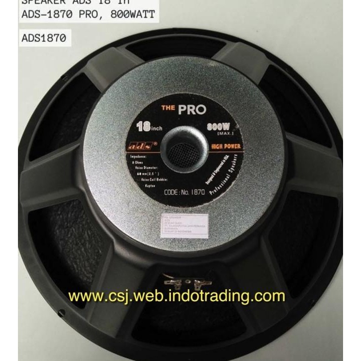speaker ADS 18 inch 1870 Terlaris