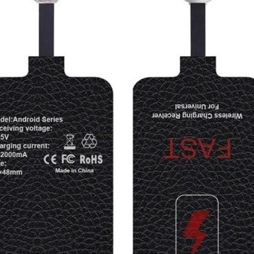 Wireless Charger Receiver 10W Fast Charging 2A Adapter Micro USB TypeC Terlaris