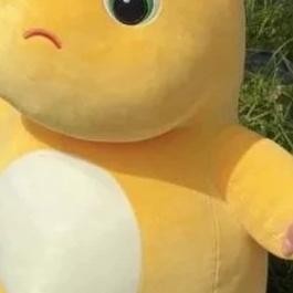 Simko Toys - Boneka Dino Naloong Jumbo Ukuran 65 CM Boneka Dino Kuning Boneka Dino Nailong Dino Nail