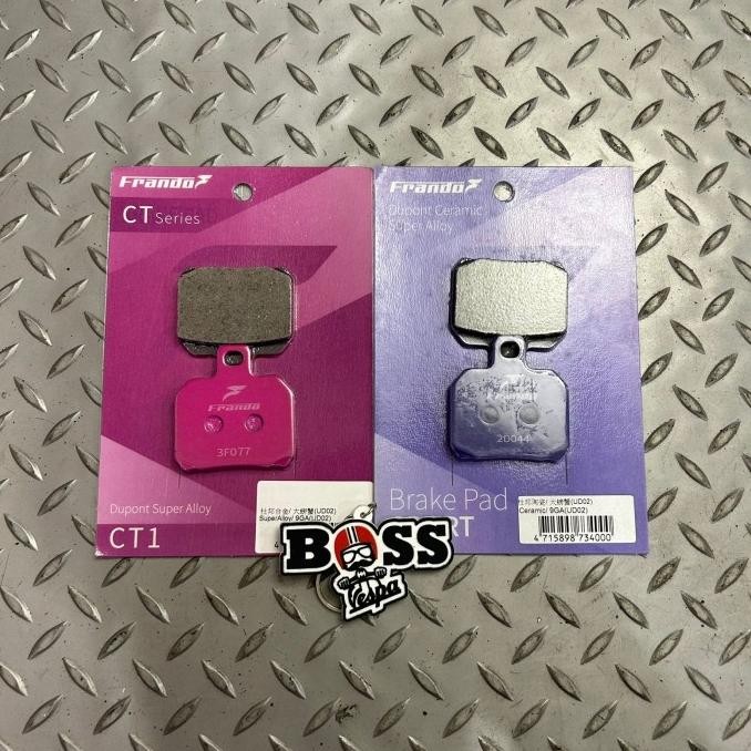 Brake Pad Kampas Rem FRANDO Caliper 2 Piston 1 Pin