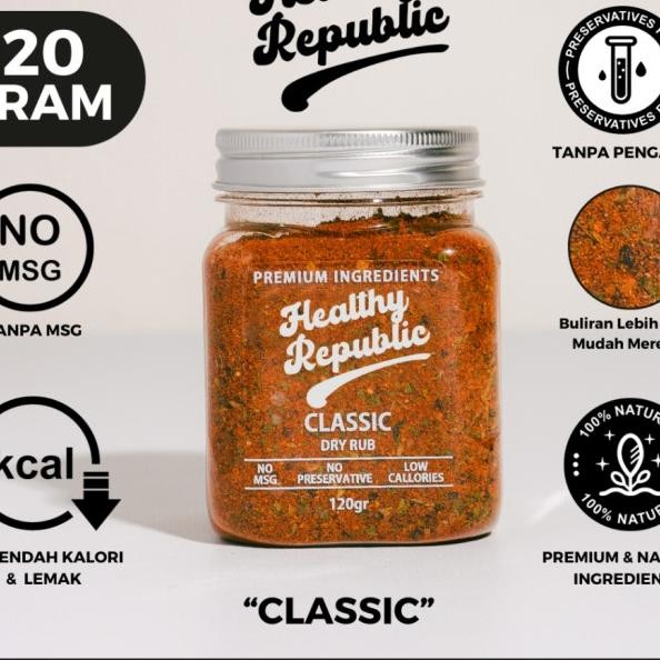 

Healthy Republic Dry Rub Bumbu Marinai Erba Guna Rendah Al