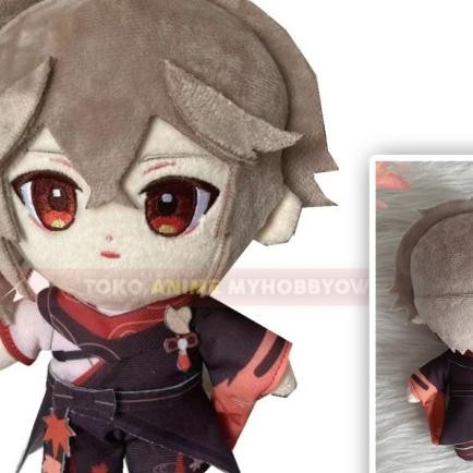 Boneka Anime Karakter Kaedehara Kazuha Plushie Doll Terlaris