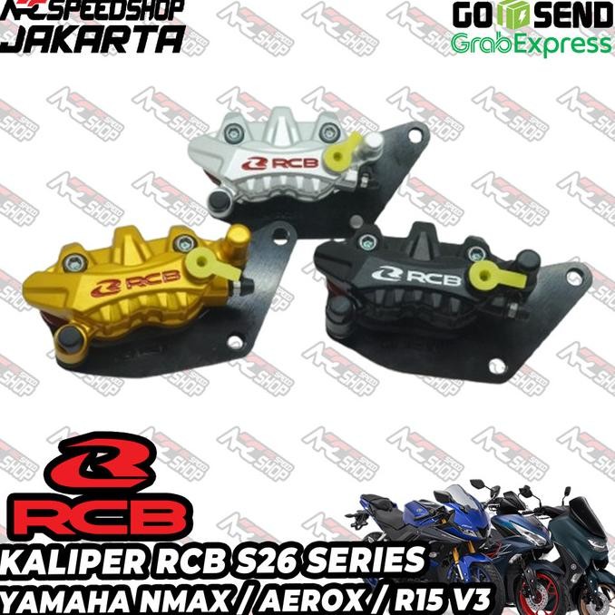 kaliper RCB S26 Series Brake Caliper S-26 Yamaha NMAX AEROX R15V3 R15 V3