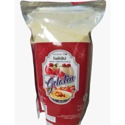 

HAKIKI GELATINE POWDER BLOOM 200 HALAL MUI - 1KG