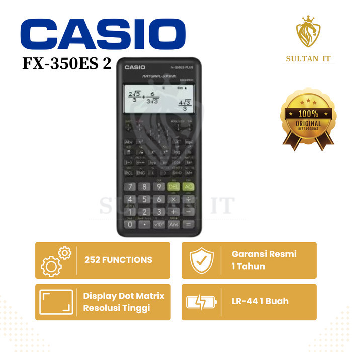 

Kalkulator Scientific Casio Fx 350Es Plus 2 Original