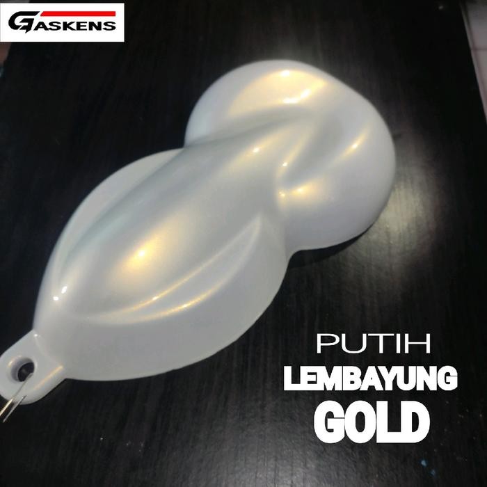 CAT PUTIH LEMBAYUNG GOLD PAKET 400ML ( PUTIH SOLID 200ML + LEMBAYUNG GOLD 200ML ) CAT BODY MOTOR