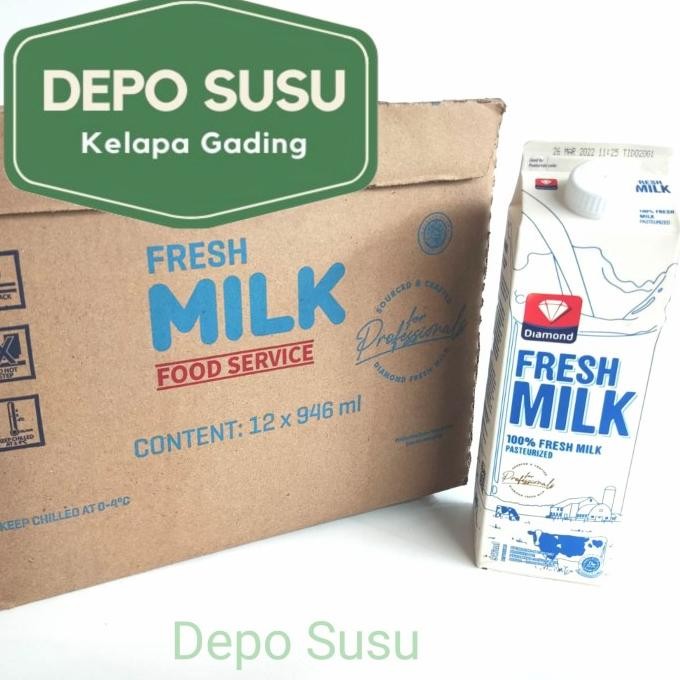 

Susu Diamond Freshmilk 12 Pcs Karton | Diamond Fresh Milk Segar Plain