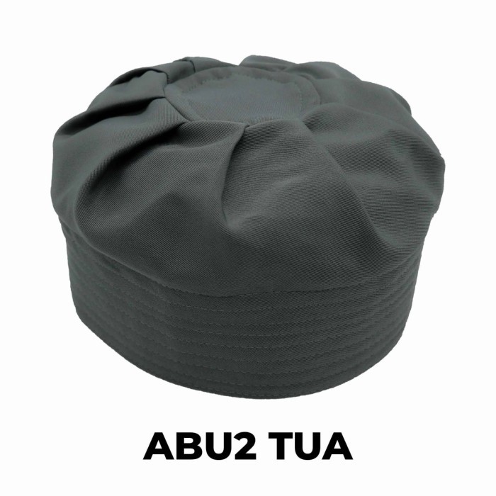 Peci PECI HQ/HAQQANI/HABIB SYECH/AHA ORIGINAL - Abu2 Tua, 5 original dewasa anak