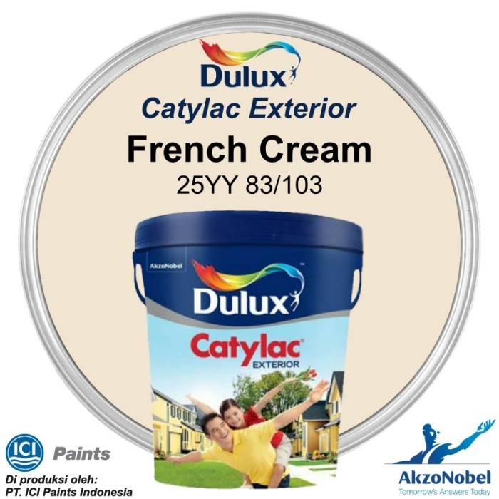 CAT DULUX CATYLAC EXTERIOR 5 KG - FRENCH CREAM 25YY 83/103
