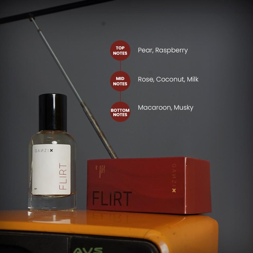 gf-5 Ganzi.X - Rose FLIRT Parfum | Eau De Perfume 30ml Berkualitas