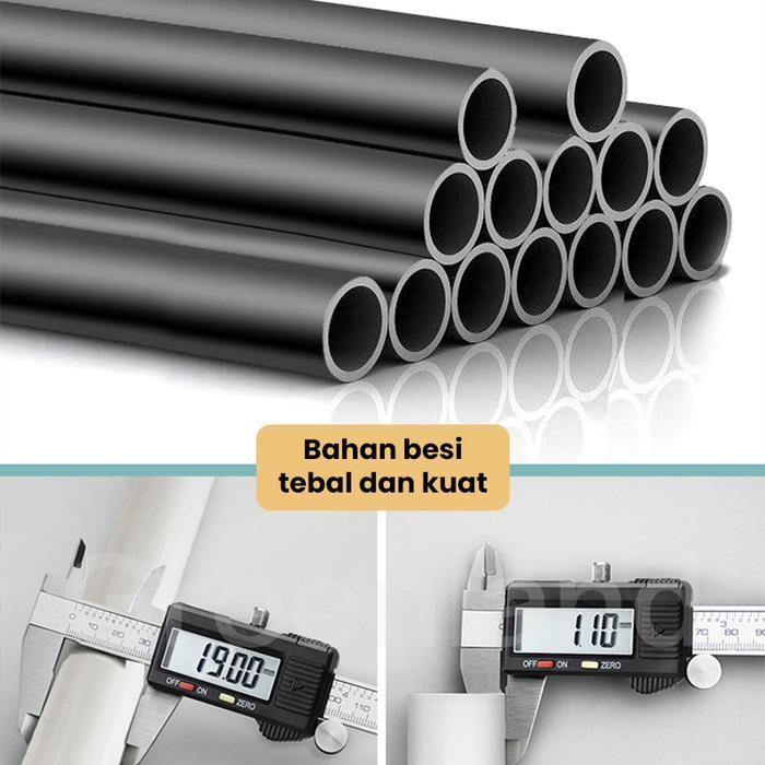 Greenland Rak Baju Stand Hanger Gawang Rak Gantungan Baju Dengan Rak Celana Jemuran Baju Mulig Rak