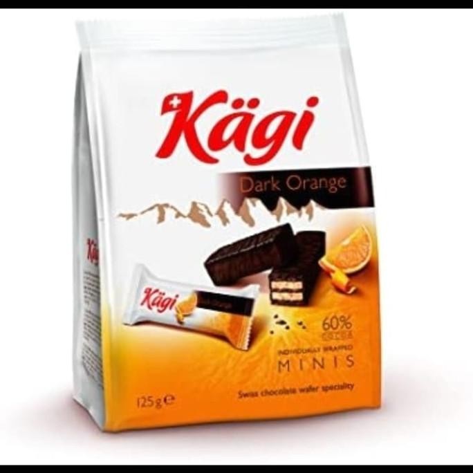 

Kagi 60% Dark Orange Mini Chocolate Wafer 125Gr T Original
