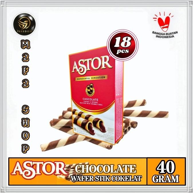 

Sale Now Astor Wafer Stik Wonderful Sensation Double Cokelat - 40 Gr (18 Pcs) Original