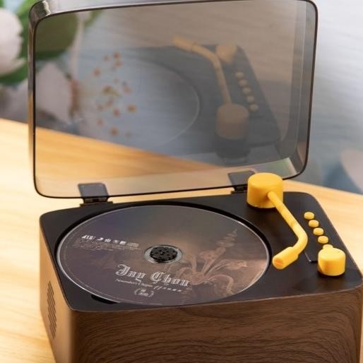 Portable CD Player Bluetooth Speaker Rechargeable Music Player KPOP Terlaris