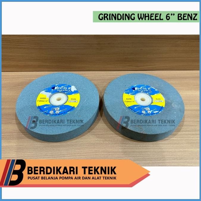 Kualitas terbaik] Disc 6" benz Grinding wheel / batu gerinda duduk / batu asah GC100 GC 100 GC120 GC