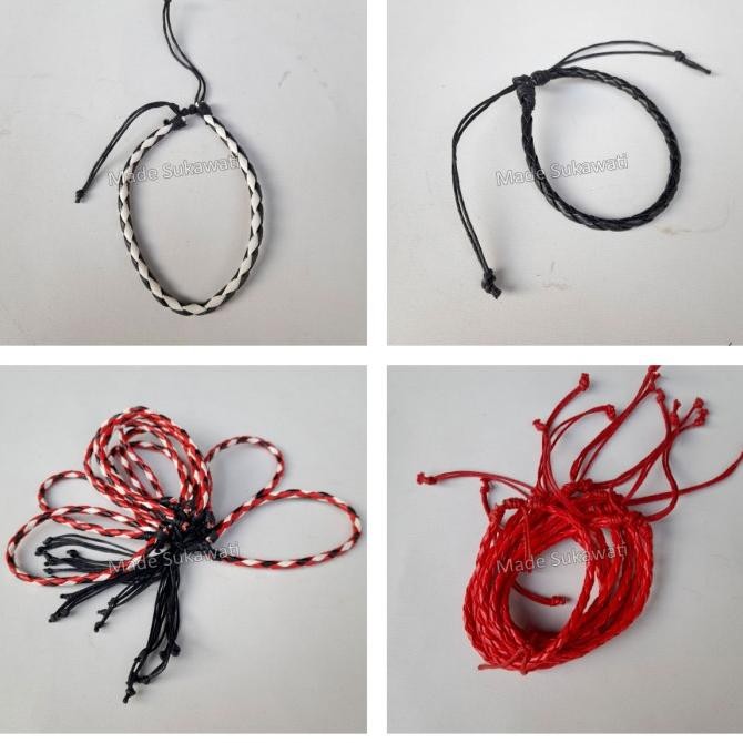 

=====] Gelang kulit lilit tali